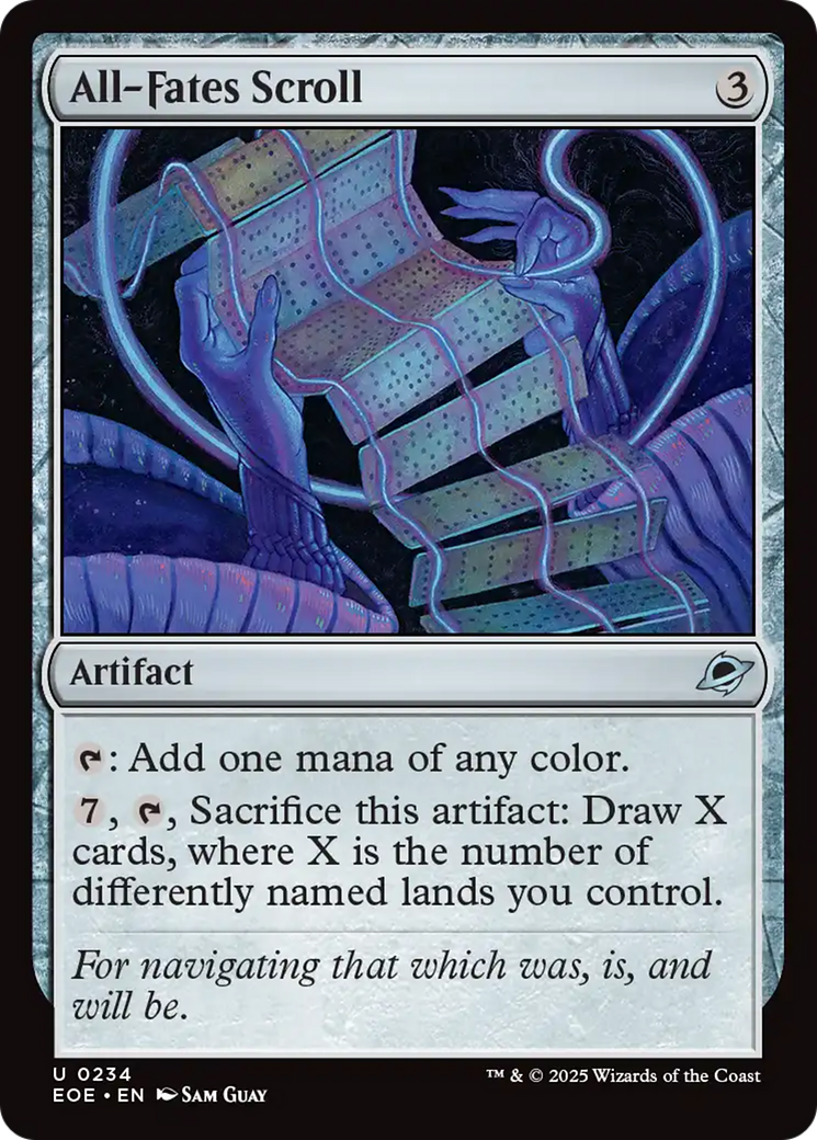 Pergaminho do Omnidestino / All-Fates Scroll - Magic: The Gathering - MoxLand