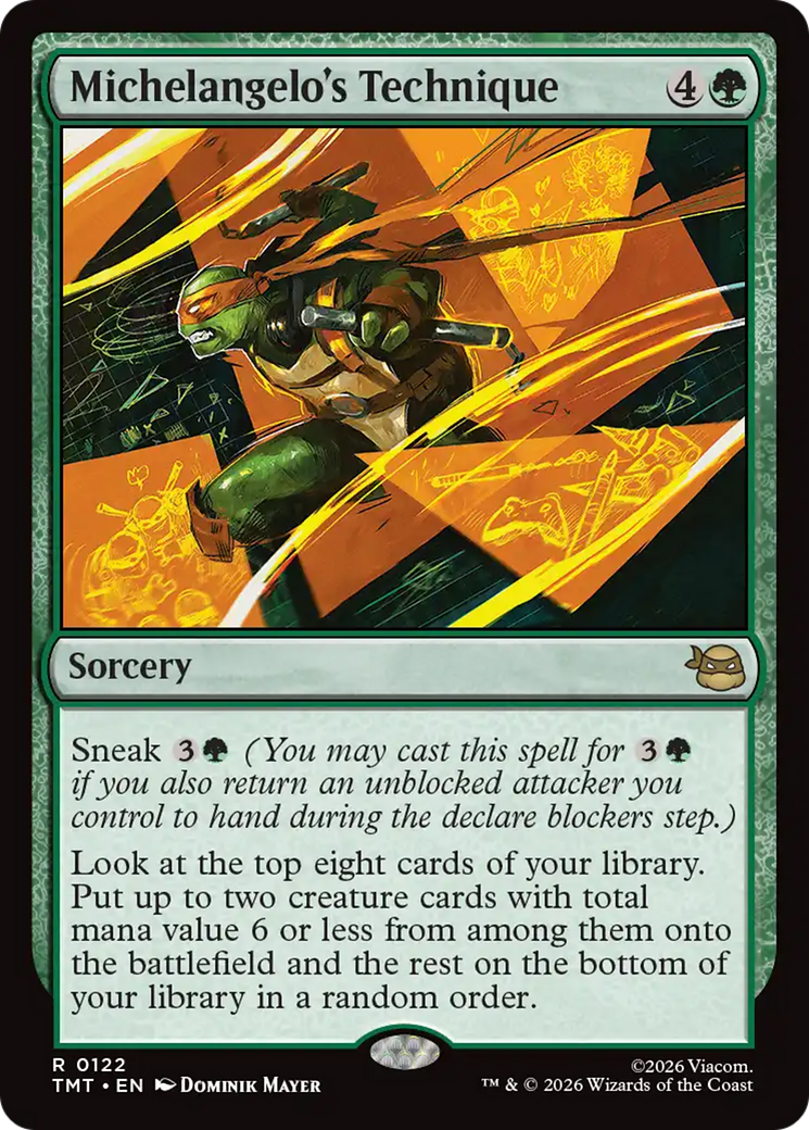 Michelangelo's Technique - Magic: The Gathering - MoxLand