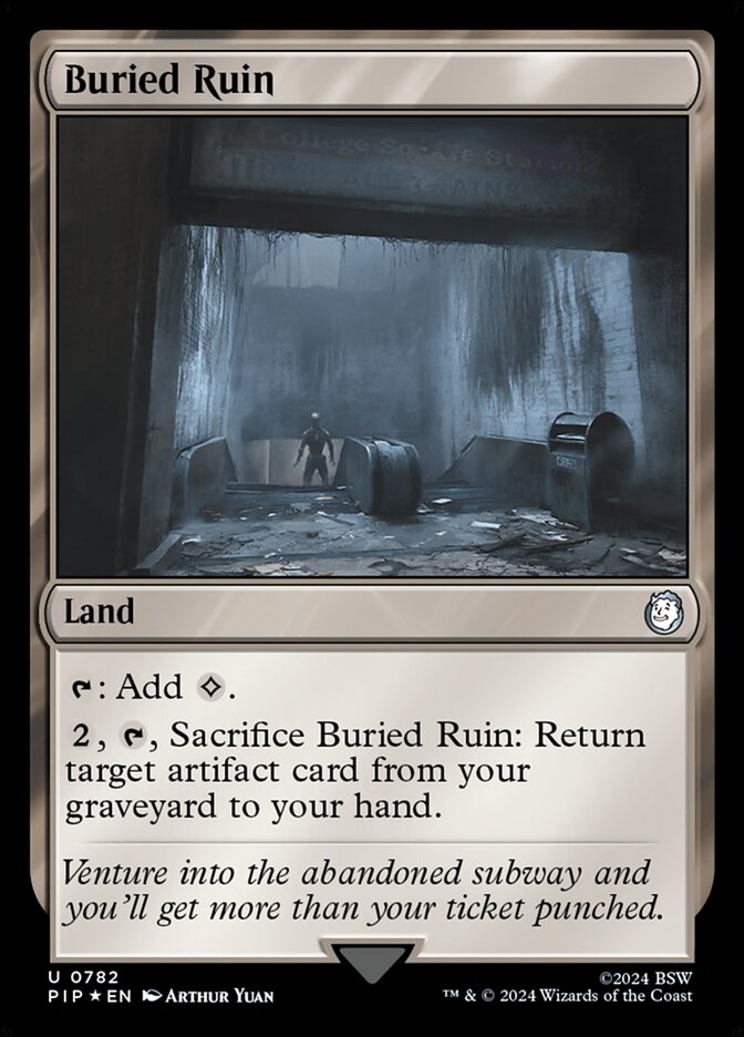 Ruína Enterrada / Buried Ruin - Magic: The Gathering - MoxLand