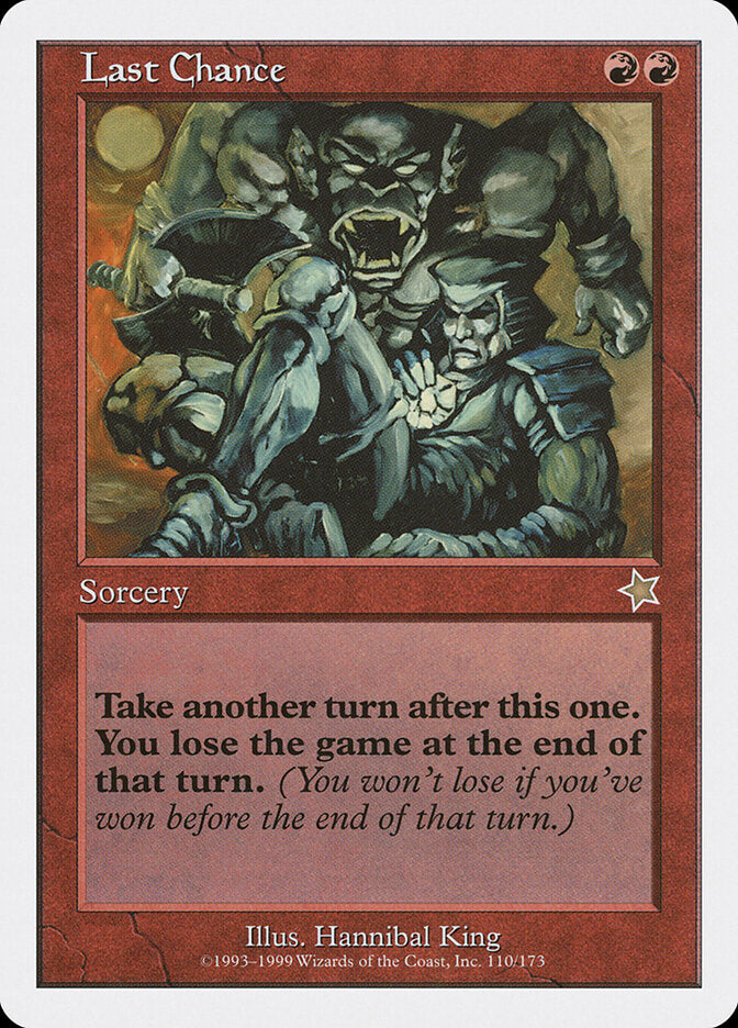 Última Chance / Last Chance - Magic: The Gathering - MoxLand