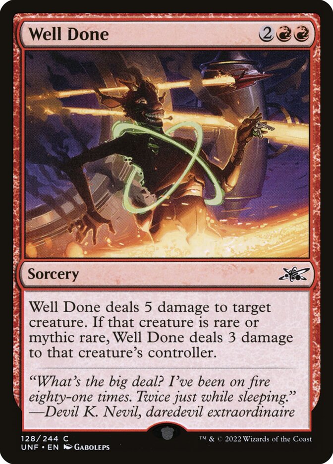 Well Done - Magic: The Gathering - MoxLand