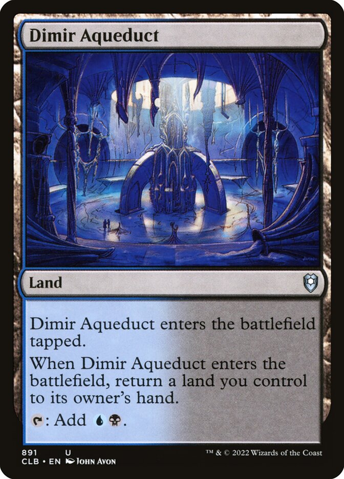 Aqueduto Dimir / Dimir Aqueduct - Magic: The Gathering - MoxLand