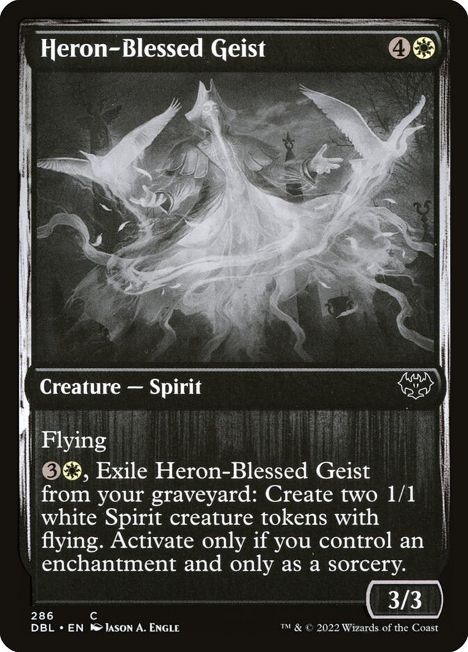 Geist Abençoado pela Garça / Heron-Blessed Geist - Magic: The Gathering - MoxLand