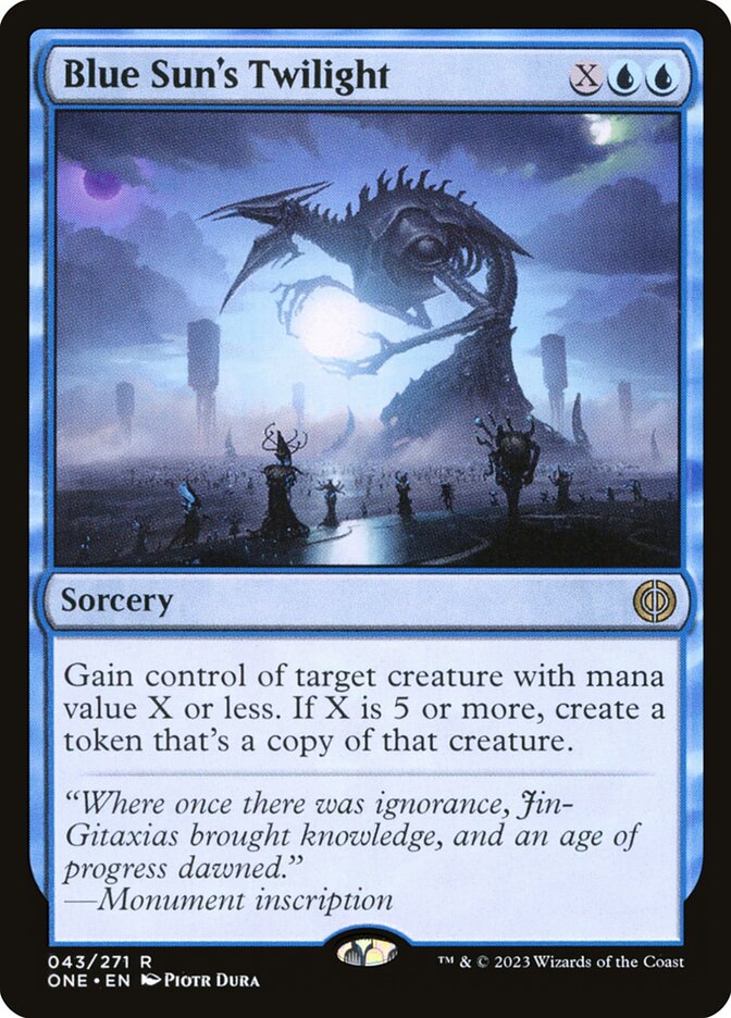 Crepúsculo do Sol Azul / Blue Sun's Twilight - Magic: The Gathering - MoxLand