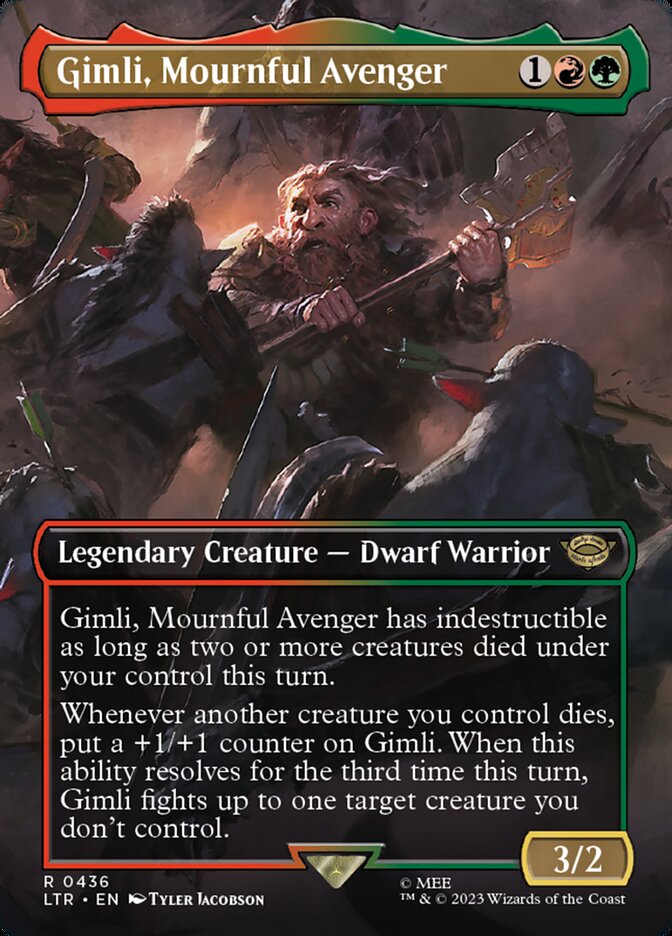 Gimli, Vingador Lamentoso / Gimli, Mournful Avenger - Magic: The Gathering - MoxLand