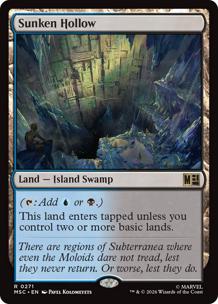 Vale Afundado / Sunken Hollow - Magic: The Gathering - MoxLand