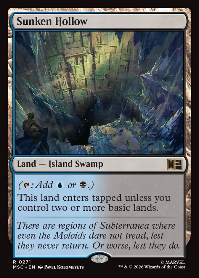 Vale Afundado / Sunken Hollow - Magic: The Gathering - MoxLand