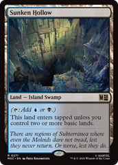 Vale Afundado / Sunken Hollow - Magic: The Gathering - MoxLand