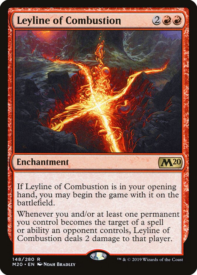 Linha de Força da Combustão / Leyline of Combustion - Magic: The Gathering - MoxLand