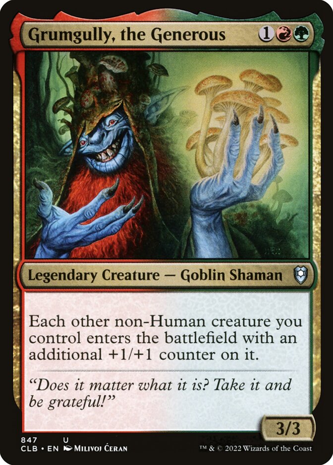 Grumgully, o Generoso / Grumgully, the Generous - Magic: The Gathering - MoxLand
