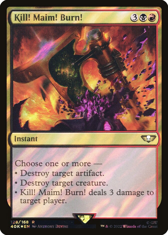 Matar! Mutilar! Queimar! / Kill! Maim! Burn! - Magic: The Gathering - MoxLand