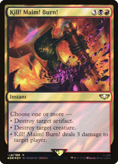 Matar! Mutilar! Queimar! / Kill! Maim! Burn! - Magic: The Gathering - MoxLand