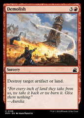 Demolir / Demolish - Magic: The Gathering - MoxLand