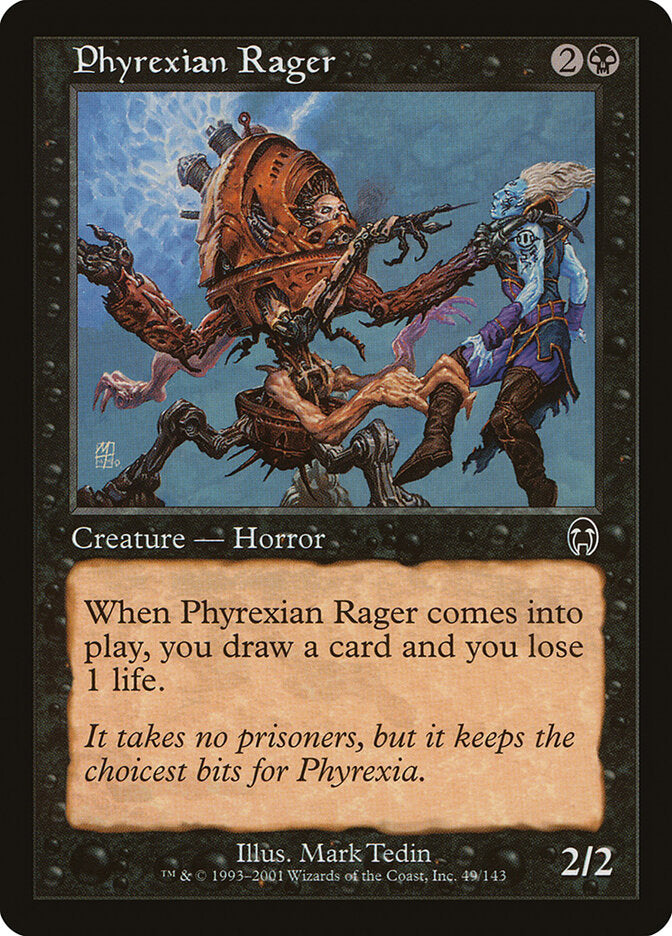 Raivoso Phyrexiano / Phyrexian Rager - Magic: The Gathering - MoxLand