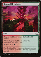 Planalto Acidentado / Rugged Highlands - Magic: The Gathering - MoxLand