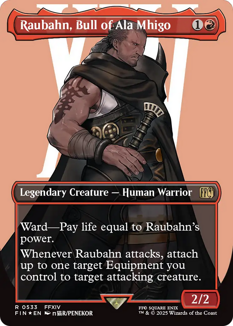 Raubahn, Touro de Ala Mhigo / Raubahn, Bull of Ala Mhigo - Magic: The Gathering - MoxLand