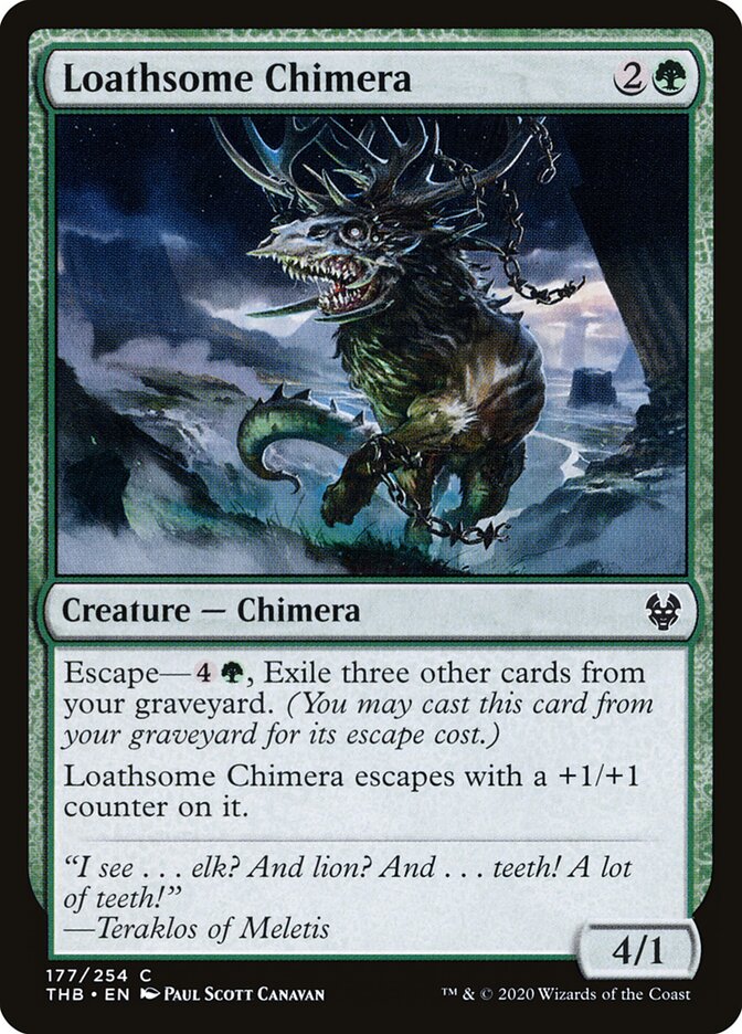 Quimera Repugnante / Loathsome Chimera - Magic: The Gathering - MoxLand