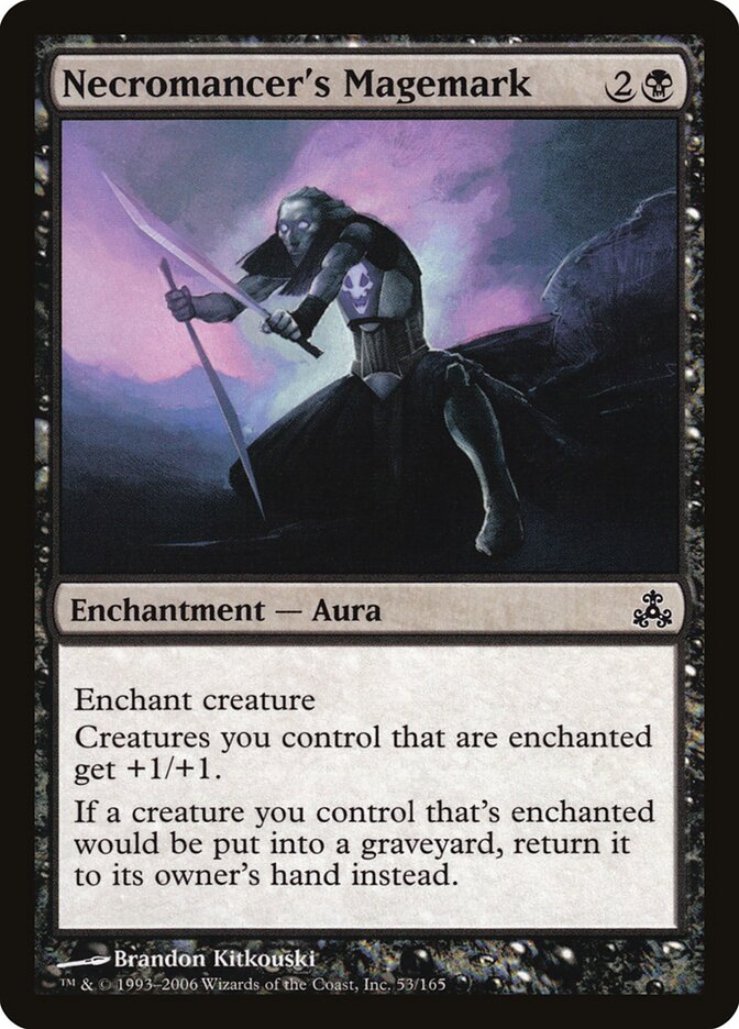Sinal Mágico do Necromante / Necromancer's Magemark - Magic: The Gathering - MoxLand