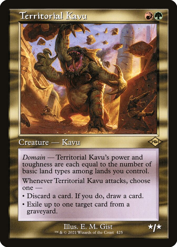 Kavu Territorial / Territorial Kavu - Magic: The Gathering - MoxLand