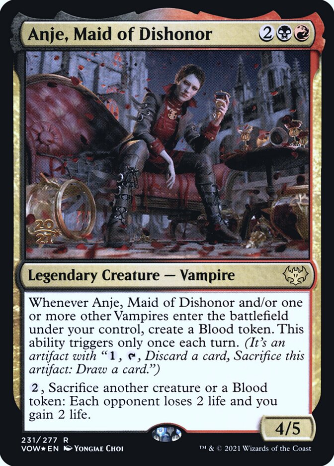 Anje, Dama de Desonra / Anje, Maid of Dishonor - Magic: The Gathering - MoxLand