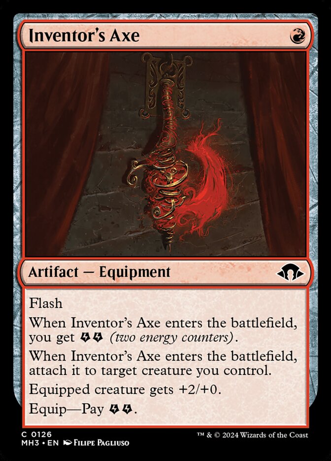 Machado do Inventor / Inventor's Axe - Magic: The Gathering - MoxLand