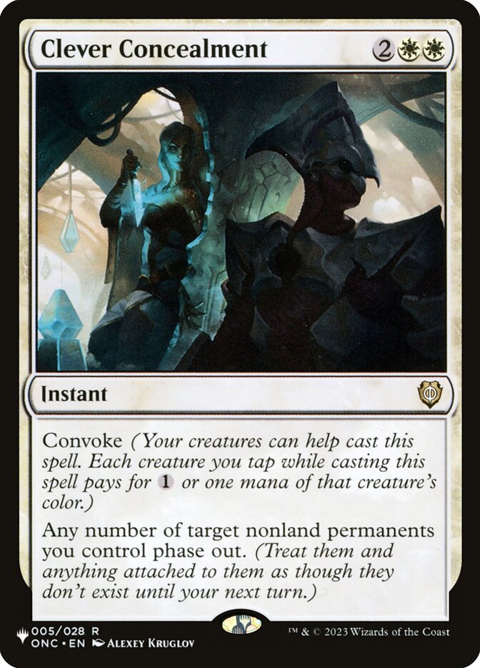 Ocultação Sagaz / Clever Concealment - Magic: The Gathering - MoxLand