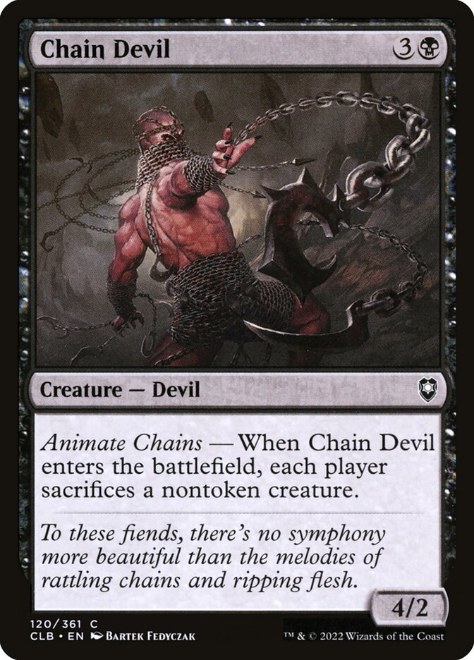 Diabo das Correntes / Chain Devil - Magic: The Gathering - MoxLand