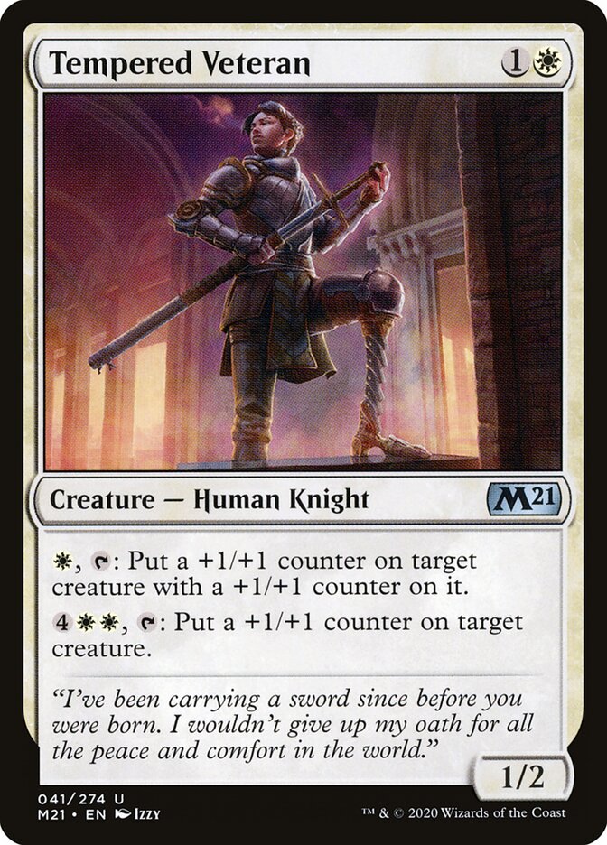 Veterana Temperada / Tempered Veteran - Magic: The Gathering - MoxLand