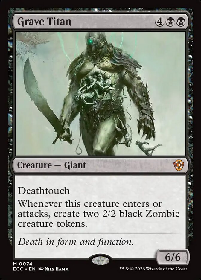 Titã do Túmulo / Grave Titan - Magic: The Gathering - MoxLand