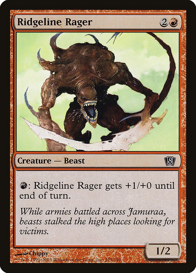 Raivoso da Cordilheira / Ridgeline Rager - Magic: The Gathering - MoxLand