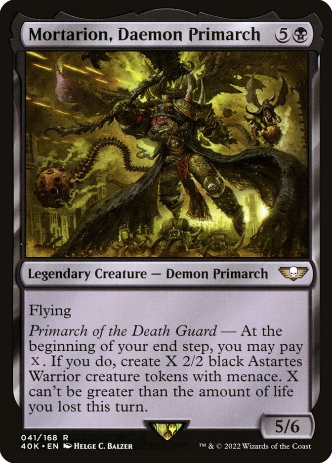 Mortarion, Primarca Daemônio / Mortarion, Daemon Primarch - Magic: The Gathering - MoxLand
