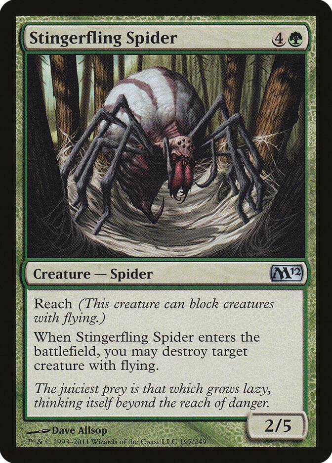 Aranha Lança-Ferrão / Stingerfling Spider - Magic: The Gathering - MoxLand