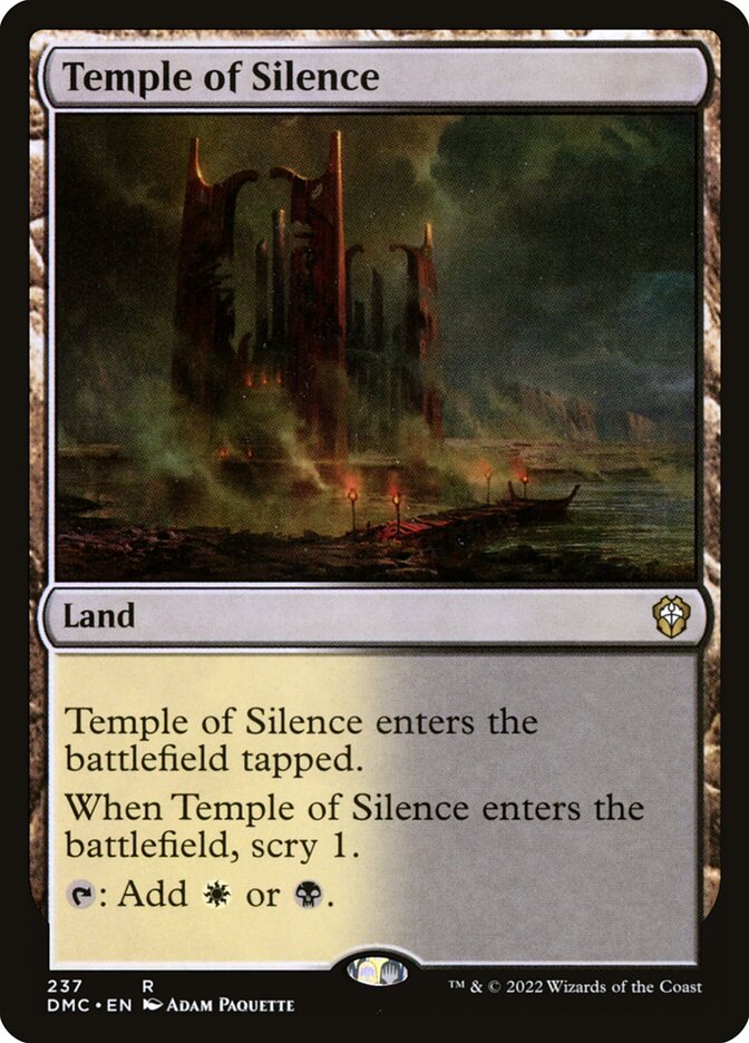 Templo do Silêncio / Temple of Silence - Magic: The Gathering - MoxLand