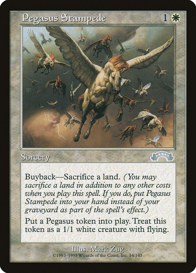 Estouro de Pégasos / Pegasus Stampede - Magic: The Gathering - MoxLand