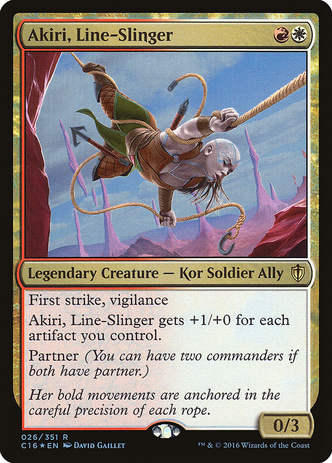 Akiri, Fundeira de Linha / Akiri, Line-Slinger - Magic: The Gathering - MoxLand