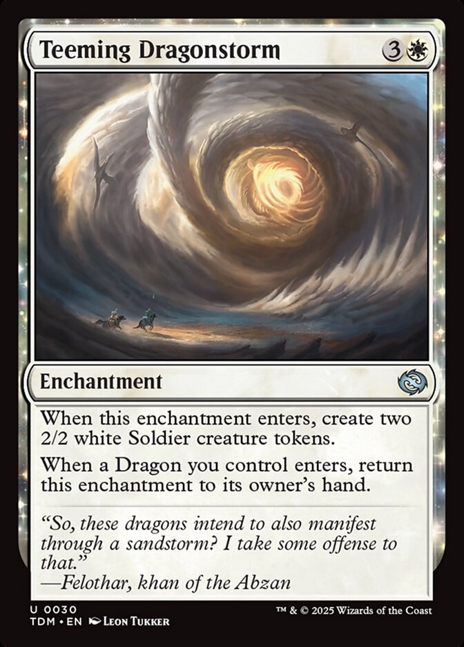 Tempestade de Dragões Fervilhante / Teeming Dragonstorm - Magic: The Gathering - MoxLand