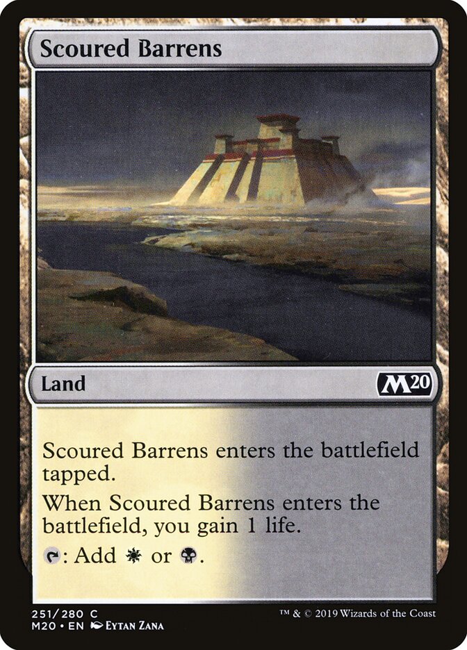 Desertos Calcinados / Scoured Barrens - Magic: The Gathering - MoxLand
