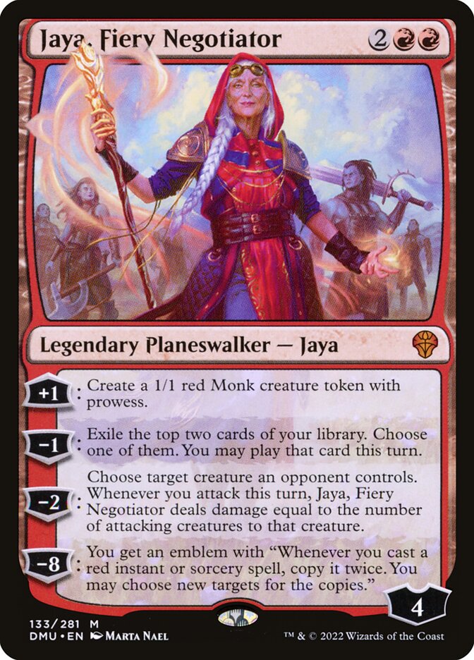 Jaya, Negociadora Flamejante / Jaya, Fiery Negotiator - Magic: The Gathering - MoxLand