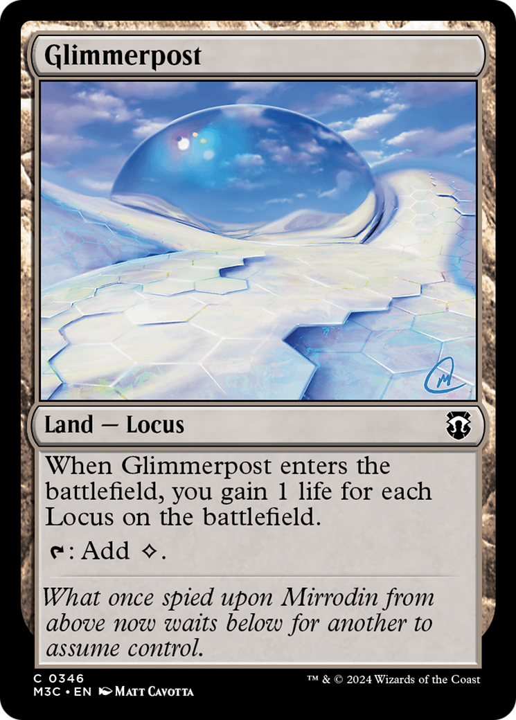 Posto Tremeluzente / Glimmerpost - Magic: The Gathering - MoxLand