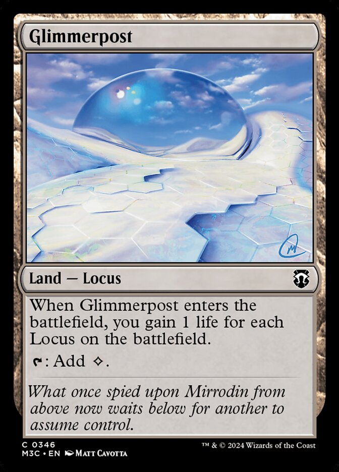 Posto Tremeluzente / Glimmerpost - Magic: The Gathering - MoxLand