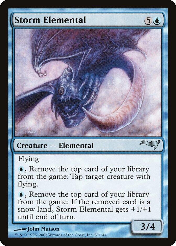 Elemental da Tempestade / Storm Elemental - Magic: The Gathering - MoxLand
