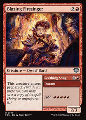 Blazing Firesinger - Magic: The Gathering - MoxLand