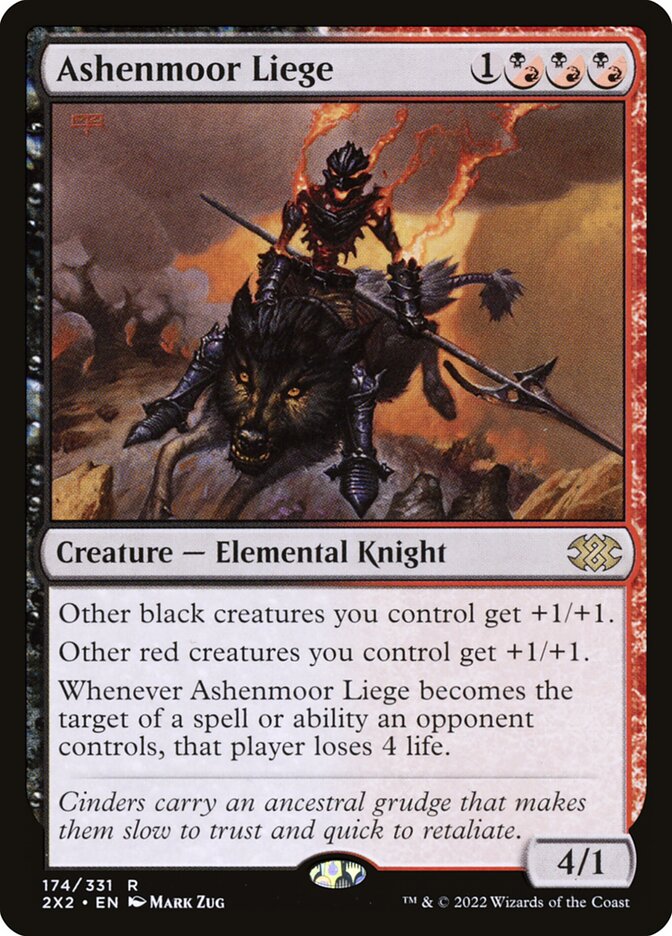Soberano de Pântano das Cinzas / Ashenmoor Liege - Magic: The Gathering - MoxLand