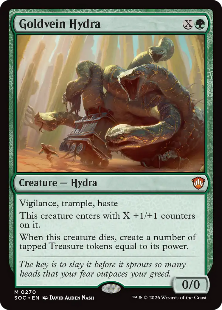 Hidra do Veio de Ouro / Goldvein Hydra - Magic: The Gathering - MoxLand