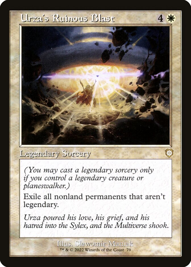Explosão Ruinosa de Urza / Urza's Ruinous Blast - Magic: The Gathering - MoxLand