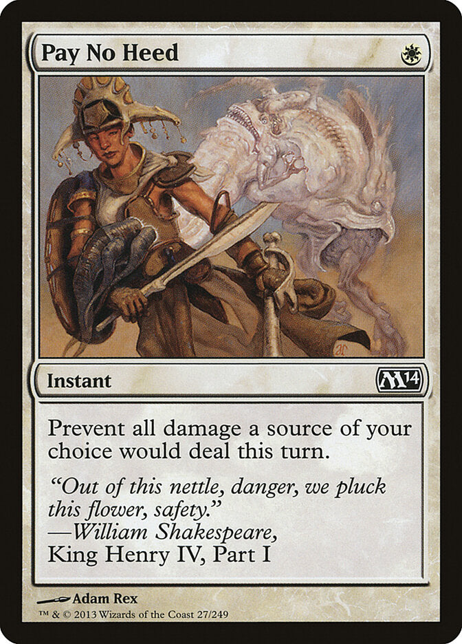 Desconsiderar / Pay No Heed - Magic: The Gathering - MoxLand