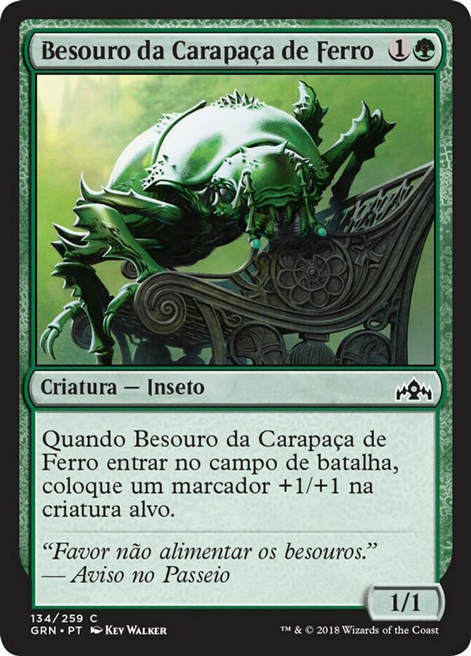 Besouro da Carapaça de Ferro / Ironshell Beetle - Magic: The Gathering - MoxLand