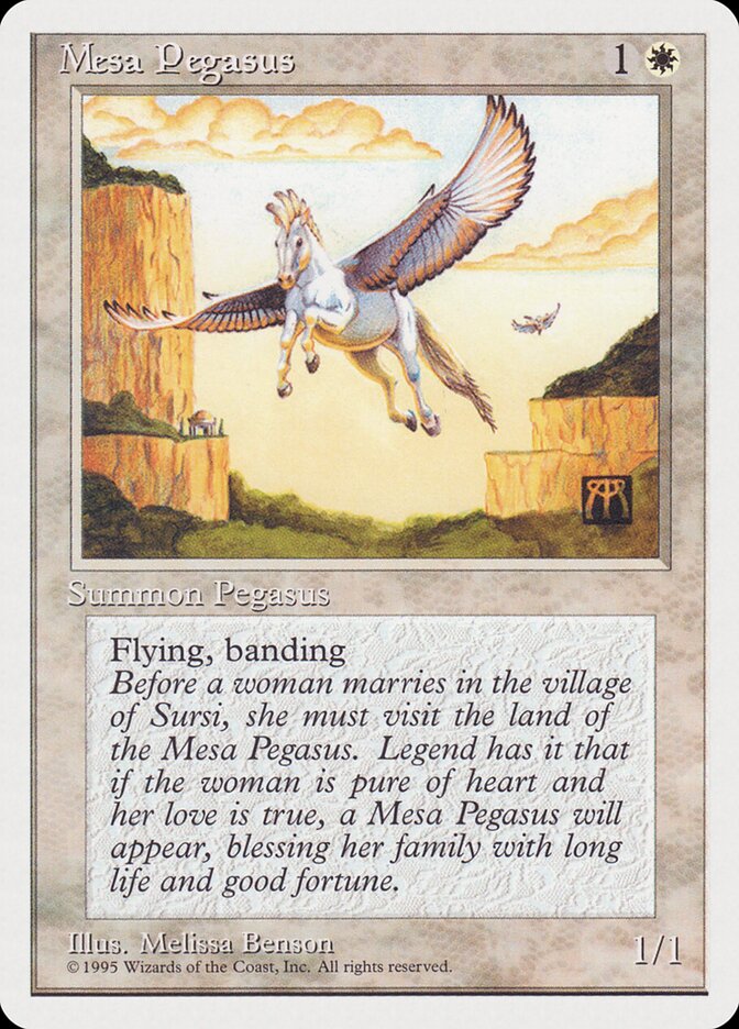 Pégasso de Meseta / Mesa Pegasus - Magic: The Gathering - MoxLand