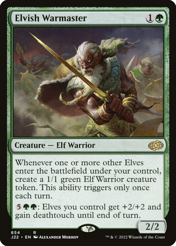 Mestre de Guerra Elfo / Elvish Warmaster - Magic: The Gathering - MoxLand