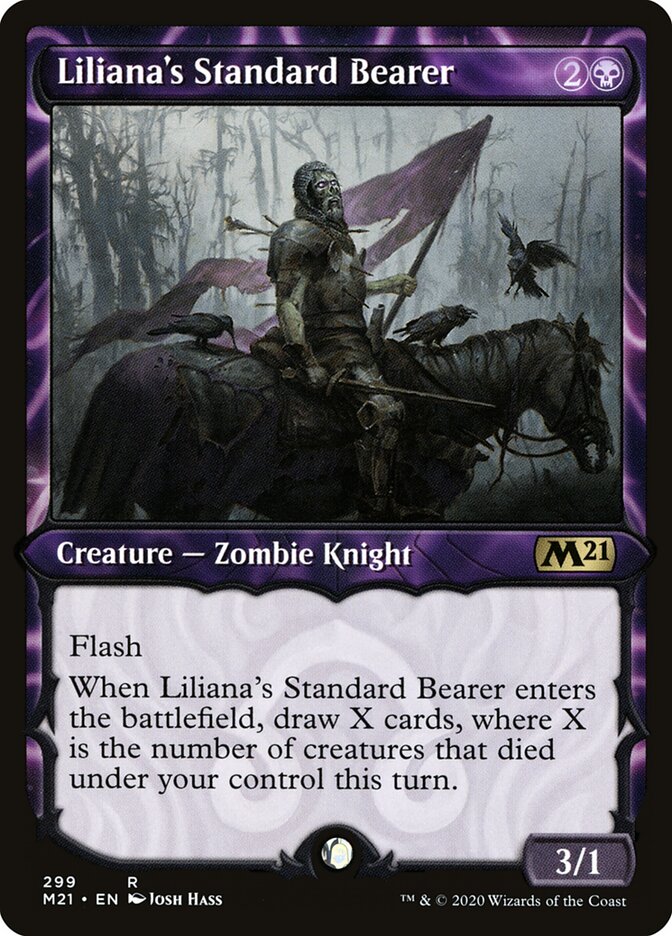 Porta-estandarte de Liliana / Liliana's Standard Bearer - Magic: The Gathering - MoxLand
